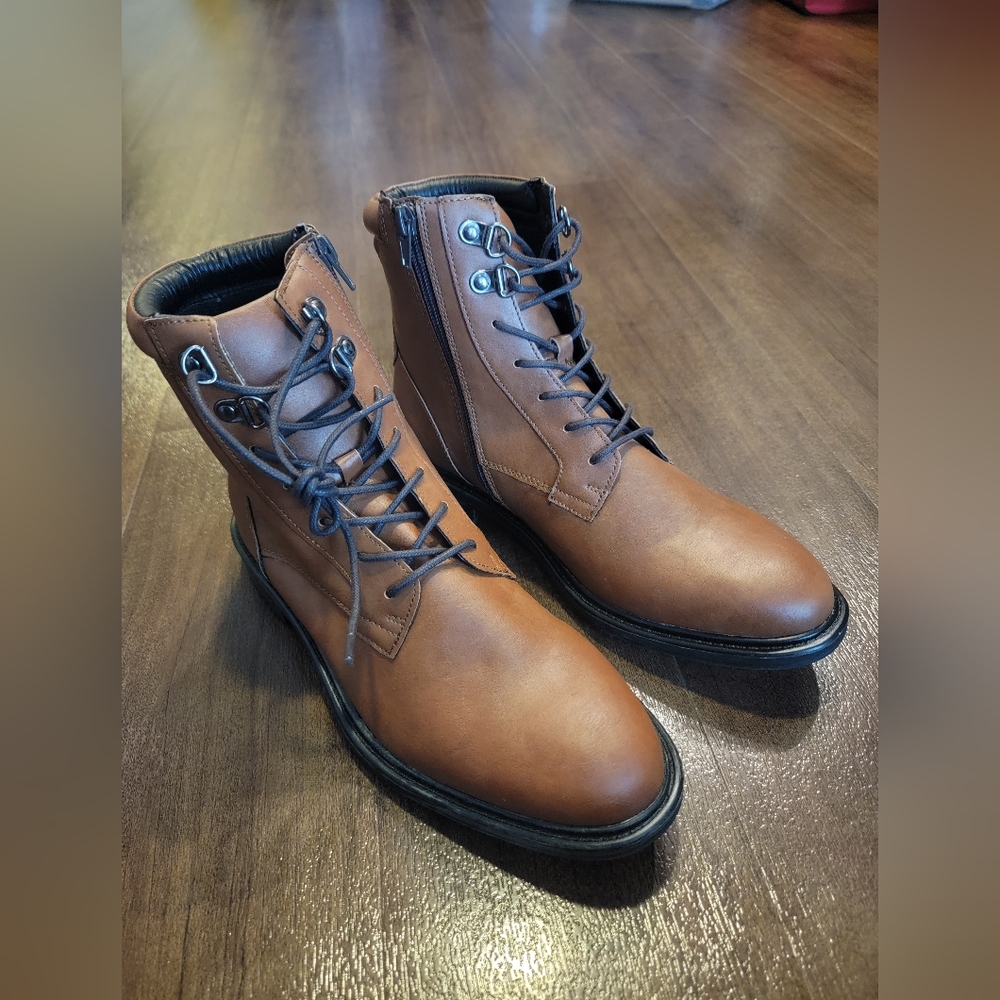 Alfani brown leather shoes size 7.5